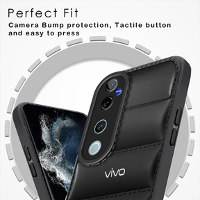 VIVO V40/V40 PRO 5G The Puffer Edition Soft Material Down Jacket Phone Case