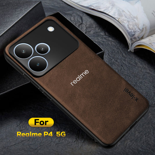 REALME P4 5G  Business PU Leather Back Case