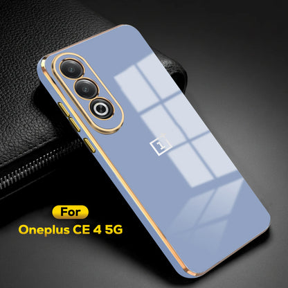 ONEPLUS NORD CE 4 5G ULTRA-SHINE GOLD ELECTROPLATED LUXURIOUS  BACK CASE WITH CAMERA PROTECTION