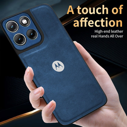 MOTOROLA EDGE 70 FUSION 5G Silicone Leather Back Cover - High Quality Protective Camera Lens Shield Case