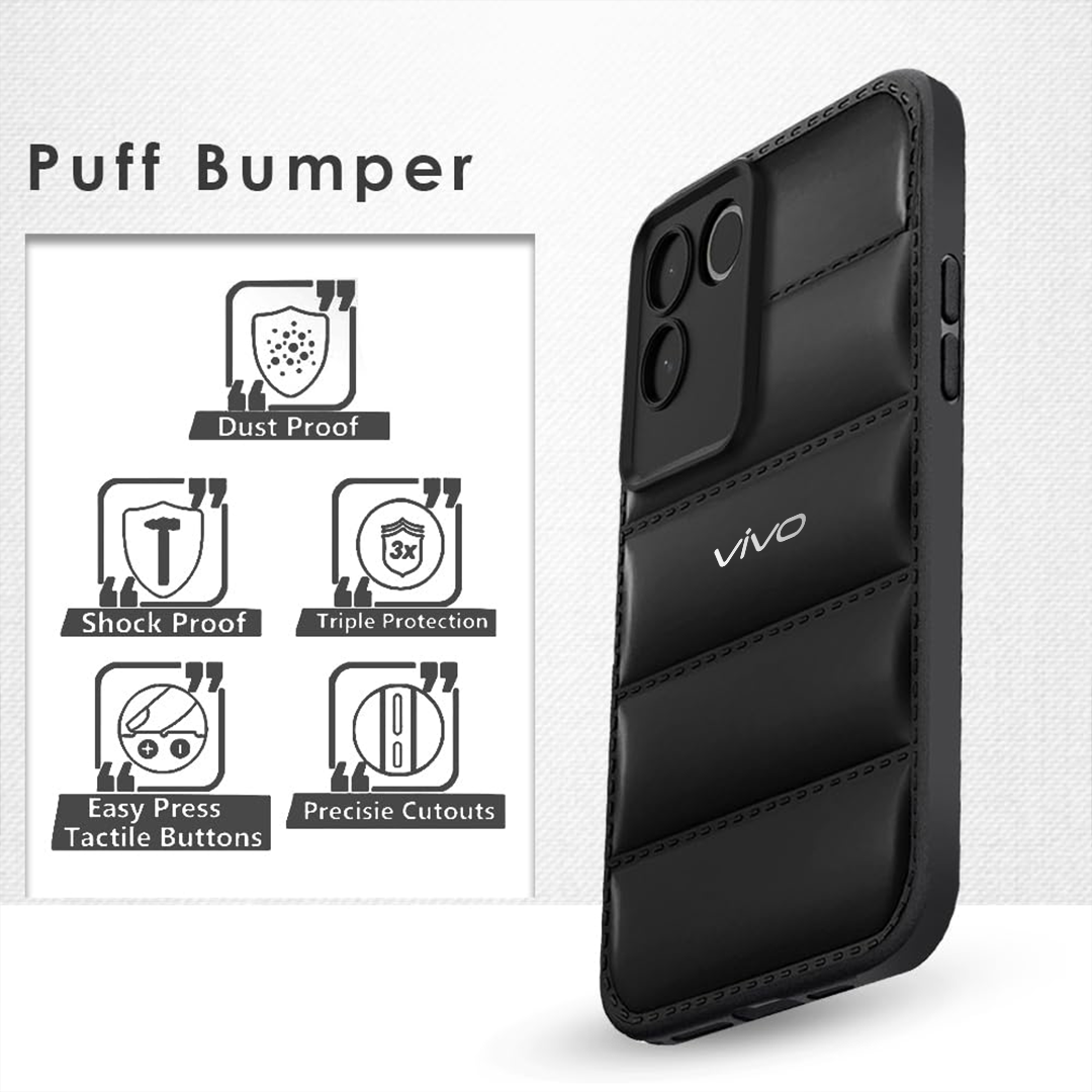 VIVO T2 PRO 5G The Puffer Edition Soft Material Down Jacket Phone Case