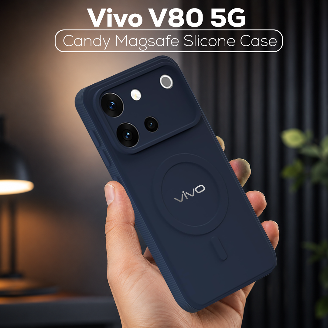 VIVO V80 5G Candy Silicone Luxury Matte Back Cover with Camera  Protection
