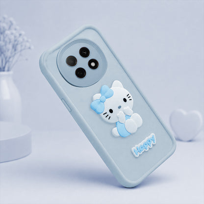 OPPO F29 5G Soft Silicone 3D Hello Kitty character design Back Case with Camera Protection
