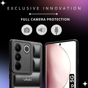 VIVO V27 5G The Puffer Edition Soft Material Down Jacket Phone Case