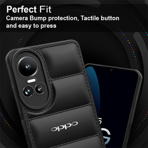 OPPO RENO 10 PRO 5G The Puffer Edition Soft Material Down Jacket Phone Case