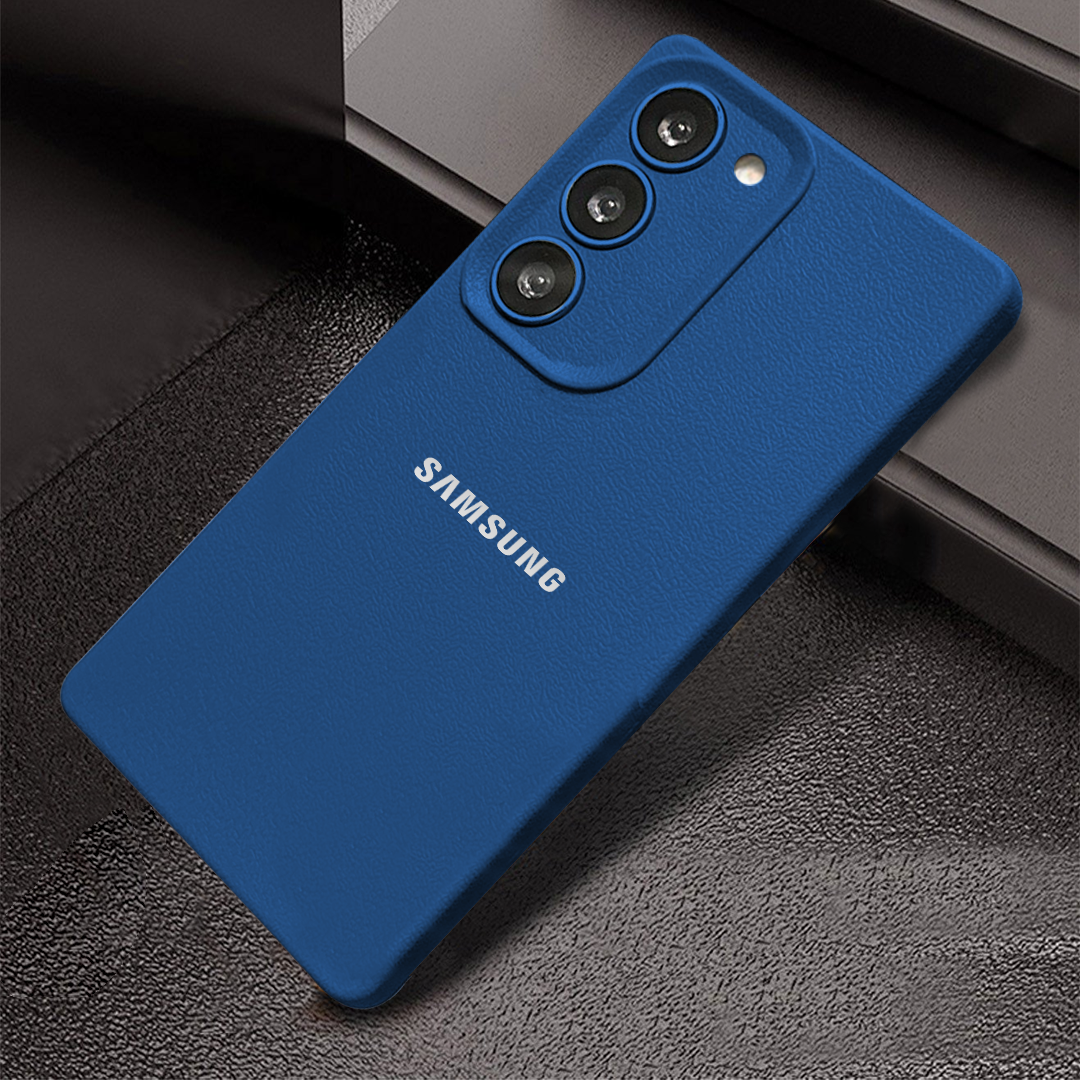 Samsung Galaxy S23 5G Solid Color Leather Texture Matte Phone Back Case