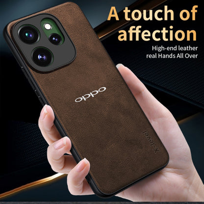 OPPO RENO 15 PRO 5G Business Style PU LEATHER PROTECTIVE BACK CASE WITH CAMERA PROTECTION