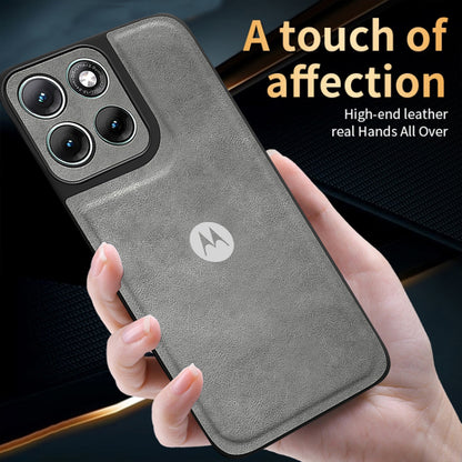 MOTOROLA EDGE 70 FUSION 5G Silicone Leather Back Cover - High Quality Protective Camera Lens Shield Case