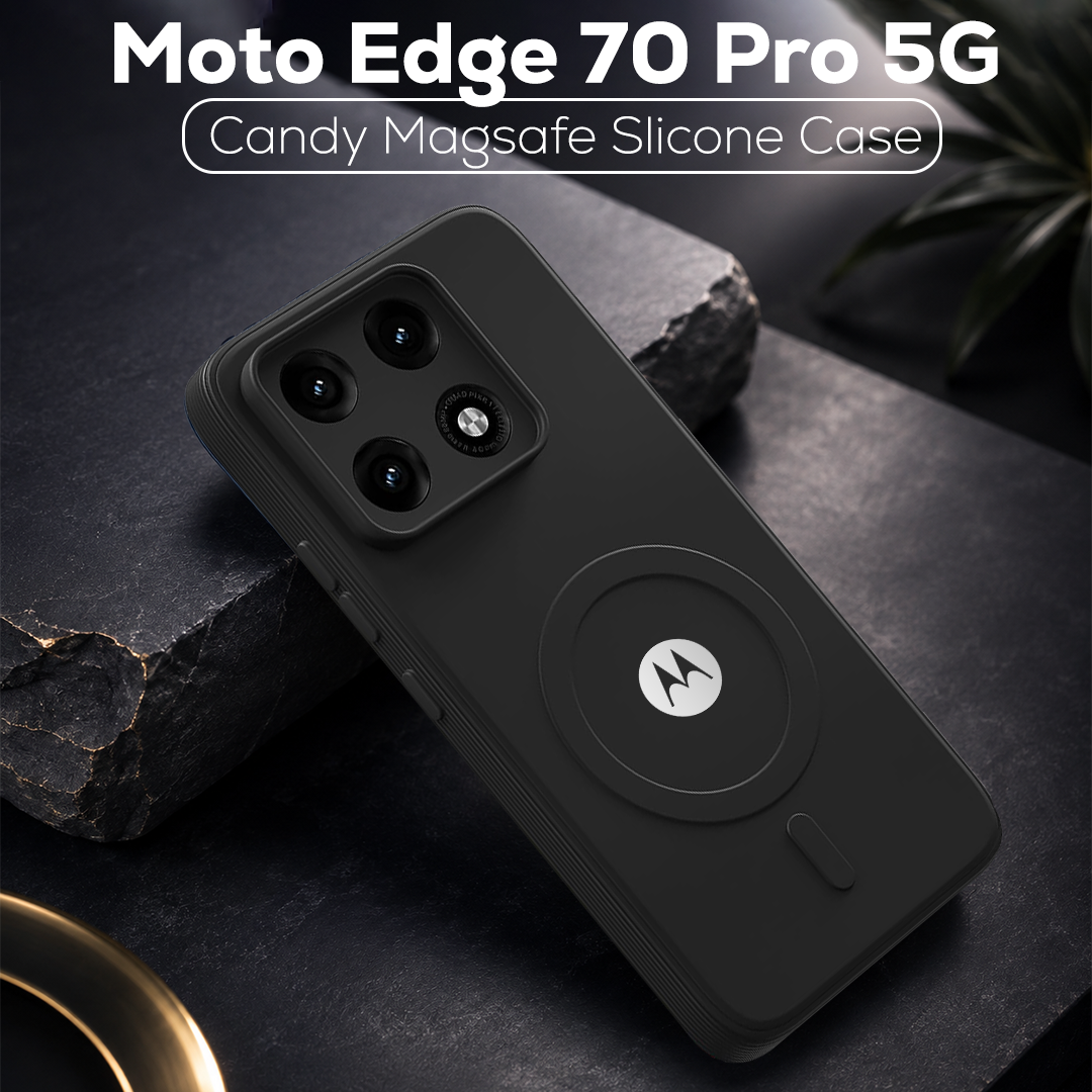 MOTO EDGE 70 PRO 5G Candy Silicone Luxury Matte Back Cover with Camera  Protection