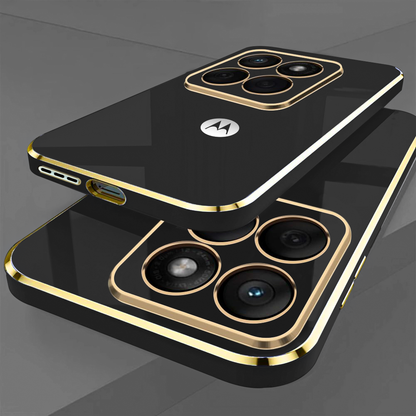 MOTOROLA EDGE 60 PRO 5G ULTRA-SHINE LUXURIOUS  BACK CASE WITH CAMERA PROTECTION