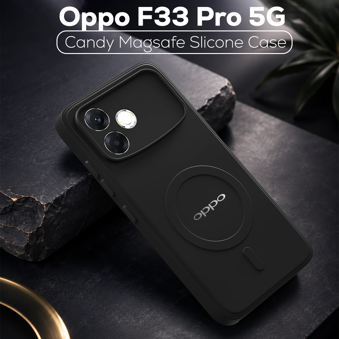 OPPO F33 PRO 5G Candy Silicone Luxury Matte Back Cover with Camera  Protection