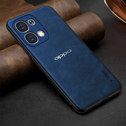 OPPO F33 5G  Business Style PU LEATHER PROTECTIVE BACK CASE WITH CAMERA PROTECTION