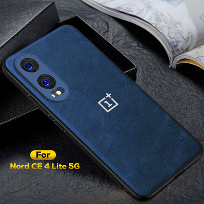 ONEPLUS NORD CE4 LITE 5G Business Style PU LEATHER PROTECTIVE BACK CASE WITH CAMERA PROTECTION