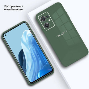 Oppo Reno 7 5G Ultra-Shine Luxurious Glass Case With Camera Protection