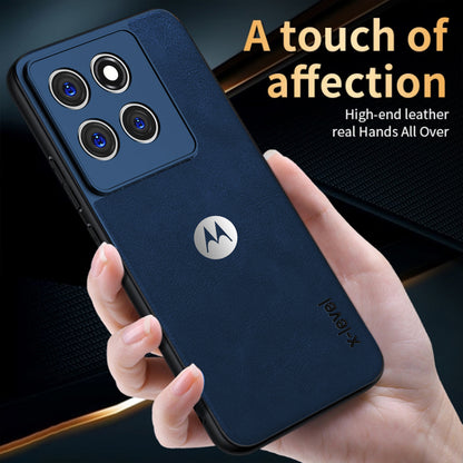 MOTOROLA EDGE 60 FUSION 5G  Business Style PU LEATHER PROTECTIVE BACK CASE WITH CAMERA PROTECTION