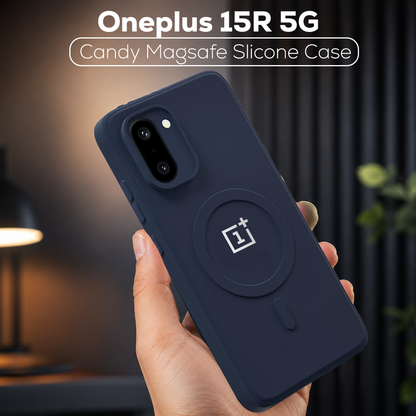 OnePlus 15R 5G Candy Silicone Luxury Matte Back Cover with Camera  Protection