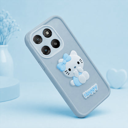 MOTOROLA EDGE 70 FUSION 5G Soft Silicone 3D Hello Kitty character design Back Case with Camera Protection