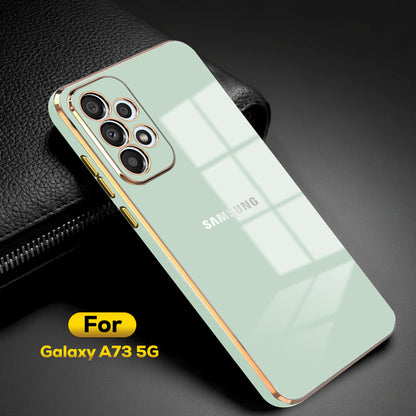 SAMSUNG GALAXY A73 5G ULTRA-SHINE LUXURIOUS  BACK CASE WITH CAMERA PROTECTION
