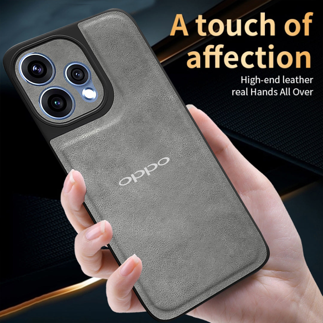 OPPO RENO 15 5G Silicone Leather Back Cover - High Quality Protective Camera Lens Shield Case
