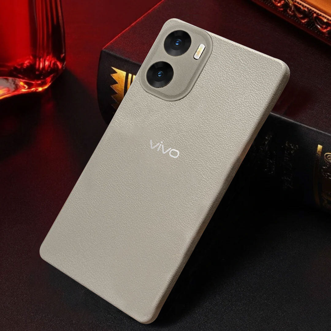 Vivo V29e 5G Solid Color Leather Texture Matte Phone Back Case