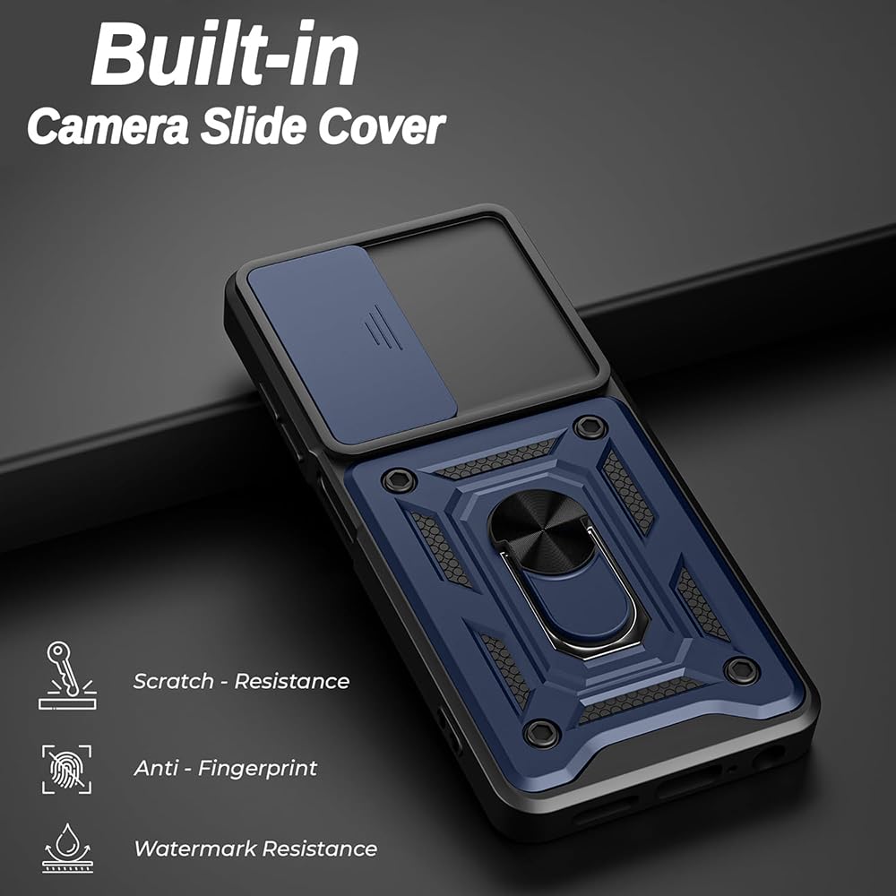 ONEPLUS NORD 5 5G Armor Military-grade Case With Sliding Camera Cover & 360 Kickstand