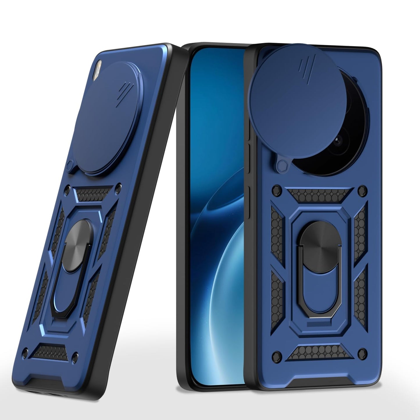 VIVO X300 PRO 5G Armor Military-grade Case With Sliding Camera Cover & 360 Kickstand
