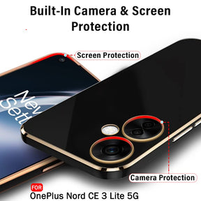 OnePlus NORD CE 3 5G ULTRA-SHINE LUXURIOUS  BACK CASE WITH CAMERA PROTECTION