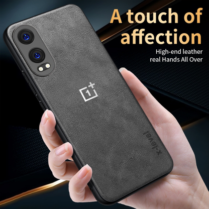 ONEPLUS NORD CE4 LITE 5G Business Style PU LEATHER PROTECTIVE BACK CASE WITH CAMERA PROTECTION
