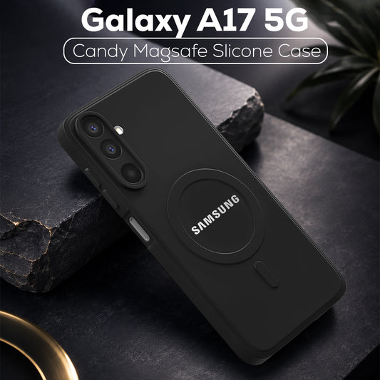 SAMSUNG GALAXY A17 5G Candy Silicone Luxury Matte Back Cover with Camera Lens Protection