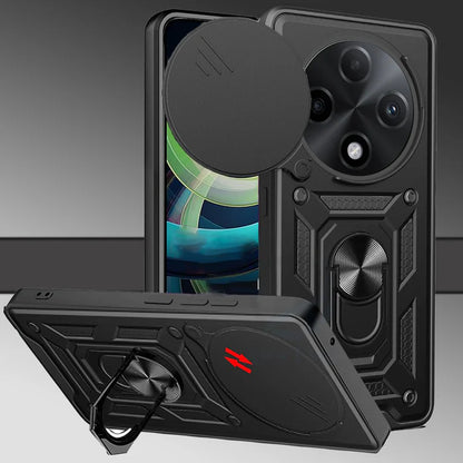 Oppo F27 5G Armor Military-grade Case With Sliding Camera Cover & 360 Kickstand