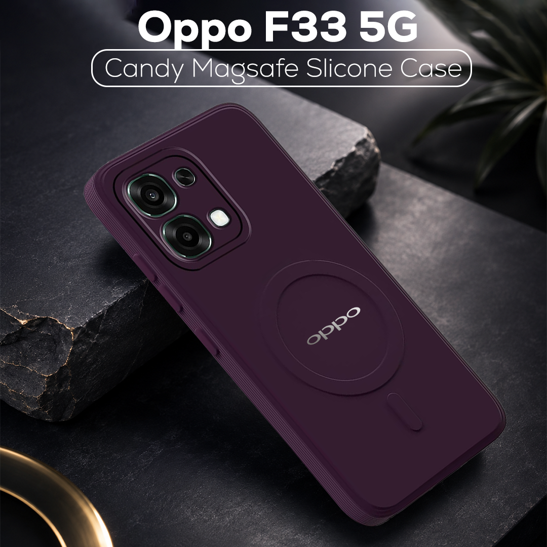 OPPO F33 5G Candy Silicone Luxury Matte Back Cover with Camera  Protection