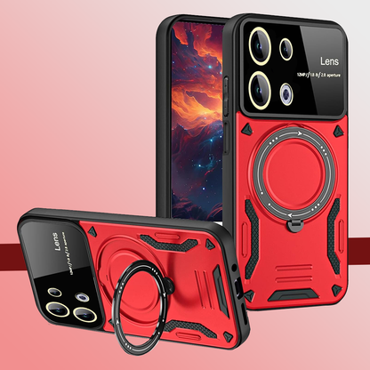 Oppo Reno 13 PRO 5G Heavy Duty Rugged Shockproof Camera Lens Protector Phone Cover with Kickstand
