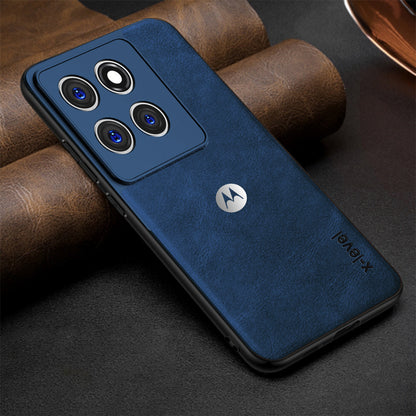 MOTOROLA EDGE 60 FUSION 5G  Business Style PU LEATHER PROTECTIVE BACK CASE WITH CAMERA PROTECTION