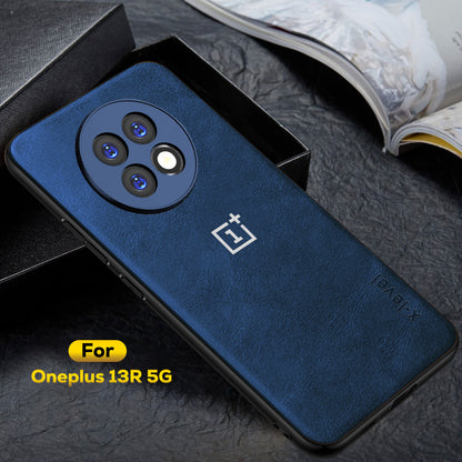 ONEPLUS 13R 5G Business Style PU LEATHER PROTECTIVE BACK CASE WITH CAMERA PROTECTION