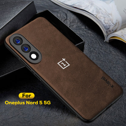 ONEPLUS NORD 5 5G VINTAGE PU LEATHER PROTECTIVE BACK CASE