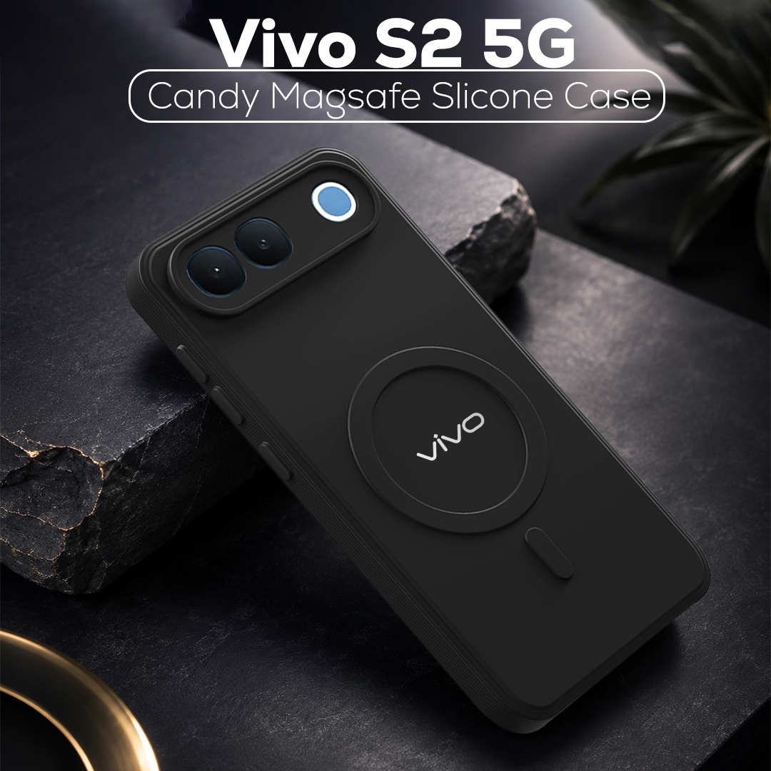 VIVO S2 5G Candy Silicone Luxury Matte Back Cover with Camera  Protection