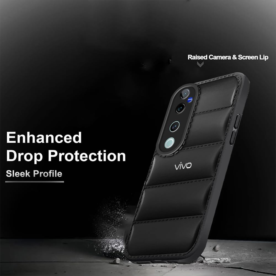 VIVO V40/V40 PRO 5G The Puffer Edition Soft Material Down Jacket Phone Case