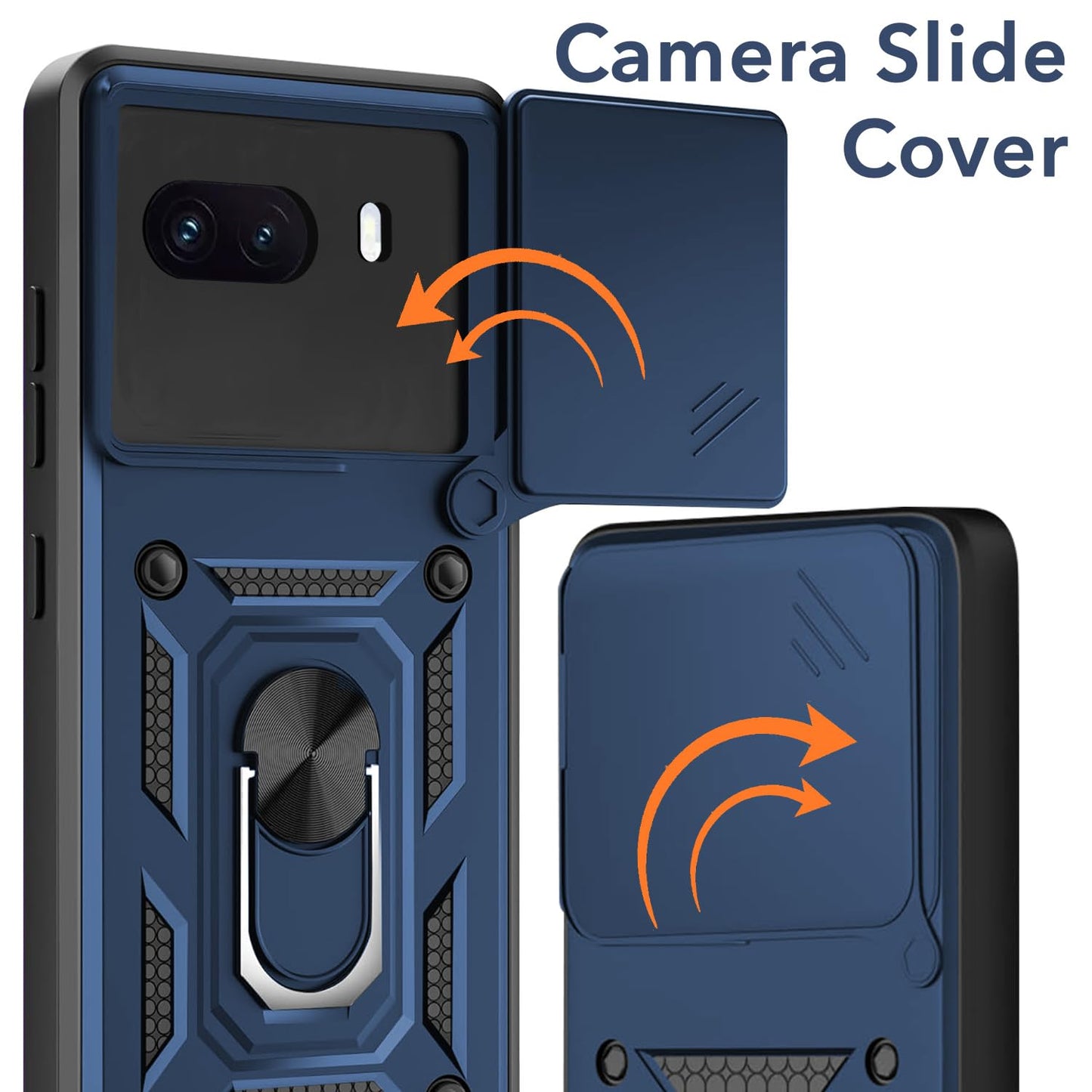 iQOO 15R 5G Armor Military-grade Case With Sliding Camera Cover & 360 Kickstand