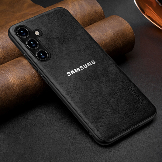 GALAXY A15 5G  Business Style PU LEATHER PROTECTIVE BACK CASE WITH CAMERA PROTECTION