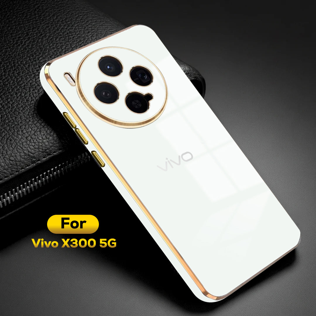 Vivo X300 5G ULTRA-SHINE LUXURIOUS  BACK CASE WITH CAMERA PROTECTION