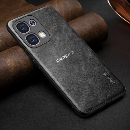 OPPO F33 5G  Business Style PU LEATHER PROTECTIVE BACK CASE WITH CAMERA PROTECTION
