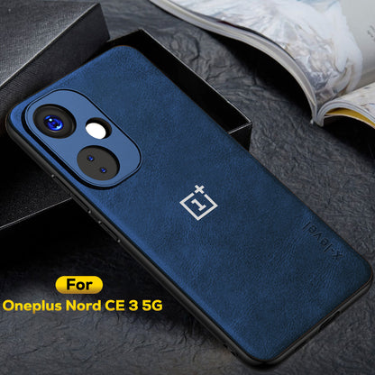 ONEPLUS NORD CE 3 5G VINTAGE PU LEATHER PROTECTIVE BACK CASE