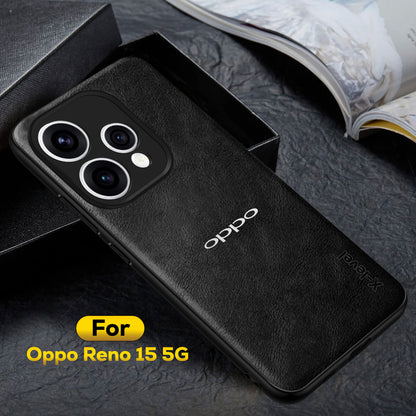 OPPO RENO 15 5G Business Style PU LEATHER PROTECTIVE BACK CASE WITH CAMERA PROTECTION