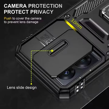 ONEPLUS 13s 5G Armor Military-grade Case With Sliding Camera Cover & 360 Kickstand