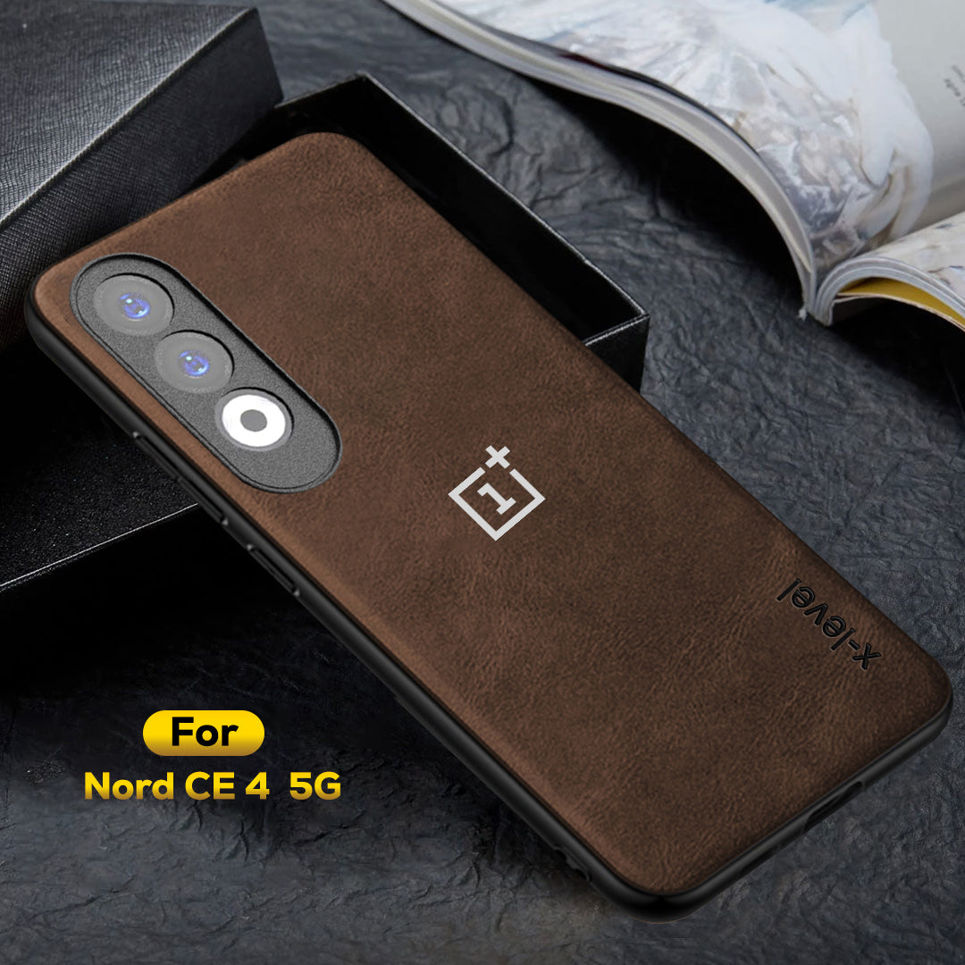 ONEPLUS NORD CE 4 5G VINTAGE PU LEATHER PROTECTIVE BACK CASE