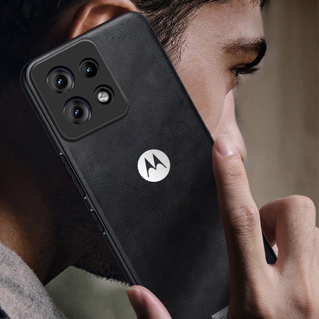 MOTO EDGE 50 NEO 5G  Business Style PU LEATHER PROTECTIVE BACK CASE WITH CAMERA PROTECTION