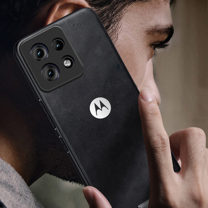 MOTO EDGE 50 NEO 5G  Business Style PU LEATHER PROTECTIVE BACK CASE WITH CAMERA PROTECTION