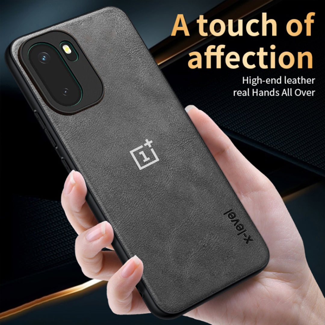 ONEPLUS 15r 5G Business Style PU LEATHER PROTECTIVE BACK CASE WITH CAMERA PROTECTION