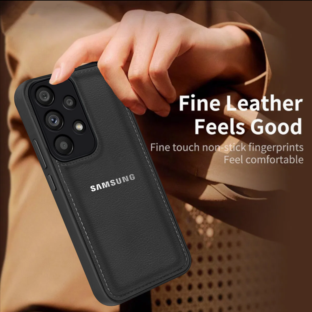 Samsung Galaxy A53 5G Vintage Leather Stitched Protective Back Case