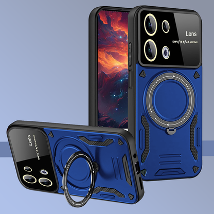 Oppo Reno 13 PRO 5G Heavy Duty Rugged Shockproof Camera Lens Protector Phone Cover with Kickstand